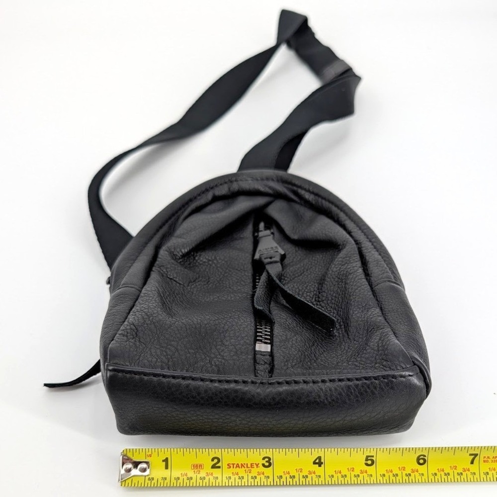 Aimee Kestenberg Tamitha Black Leather Crossbody Bag Matte Black Hardware NWOT - Picture 9 of 9